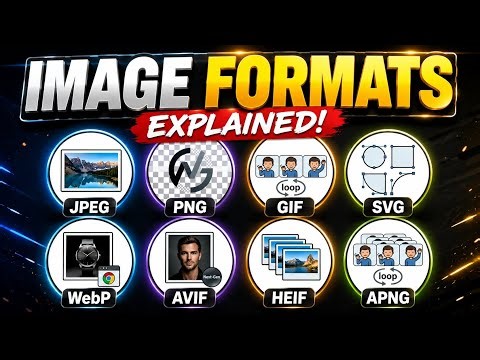 Image Formats Explained! 🔥