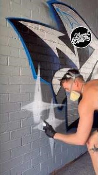 WILD GRAFFITI PIECE 💣 #graffiti #graffitiart #shorts