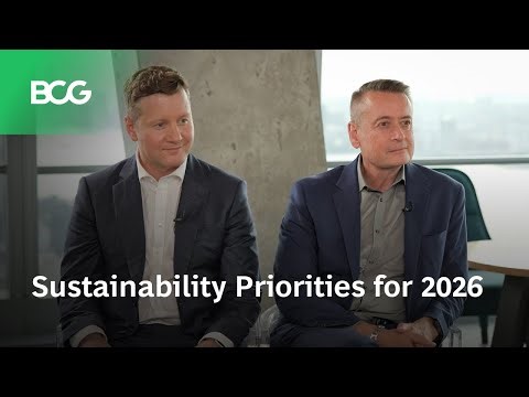 Sustainability Priorities for 2026