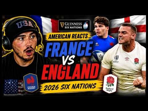 American Reacts to France vs England | INSANE Six Nations Finale!
