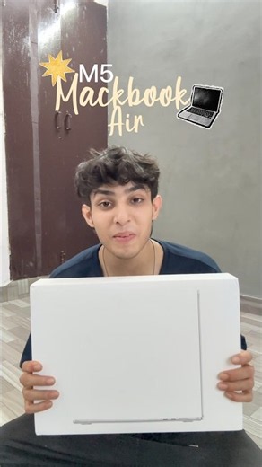 Biggest Unboxing on My Channel Yet 🥹 | M5 MacBook Air 🍎 #shorts #apple #unboxing #macbook