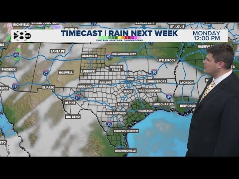 DFW Weather: Latest forecast and timeline for rain chances in North Texas next week