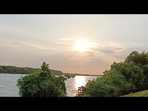 Real Sunset LIVE 🌇 Relaxing Sky View, Ocean Waves & Evening Ambience