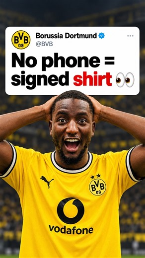 Dortmund reward fans for NOT using their phones 👀