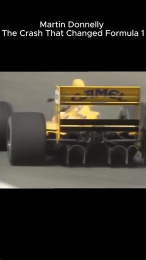 Racing Crashes & Wrecks on Instagram: "💥 Martin Donnelly — The Crash That Changed Formula 1 Spanish Grand Prix, Jerez 1990. During practice, Martin Donnelly suffered one of the most terrifying accidents in Formula 1 history. At high speed, his Lotus 102 lost control, hit the barriers and split in half, throwing the driver out of the cockpit. The images shocked the world. Donnelly was left motionless on the track. Against all odds, he survived. His crash became a turning point, pushing Formula 1