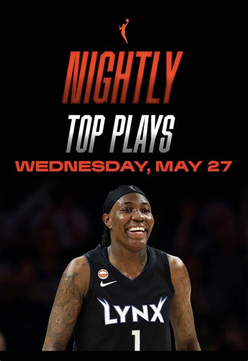 Runnin' back some Wednesday heat 🔥 Take a look at the best plays from last night's action! #WNBASeason30 #highlights #viral #top #play