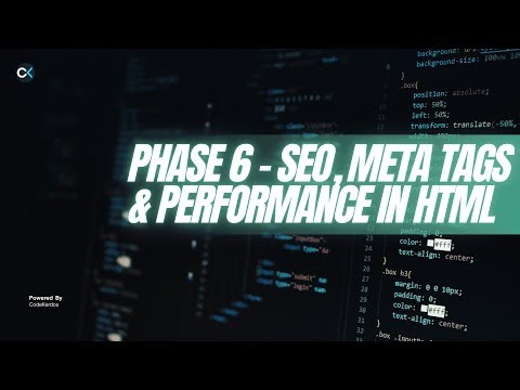 PHASE 6 – SEO, META TAGS & PERFORMANCE IN HTML