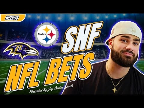 Ravens vs Steelers Sunday Night Football Picks | FREE NFL Bets, Predictions, and Player Props!