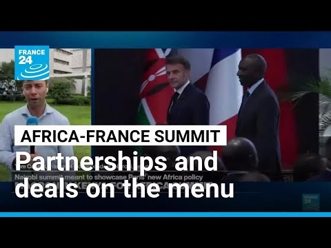 Macron in Kenya for summit showcasing Paris’s business ties with Africa • FRANCE 24 English