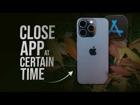 How to Make iPhone Close Apps at a Specific Time (tutorial)