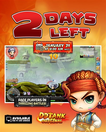 2 DAYS LEFT! Nostalgia is about to awaken! In 48 hours, the DDTank Original root server will be live. 💻📱 Available on PC and Mobile #DDTANK #ddtankoriginal #NewServer #2daysleft #PlayNow | DDTank Original