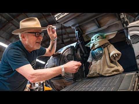 Adam Savage Behind the Scenes of Star Wars: The Mandalorian and Grogu!