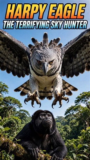 HARPY EAGLE THE TERRIFYING SKY HUNTER 🦅🦅