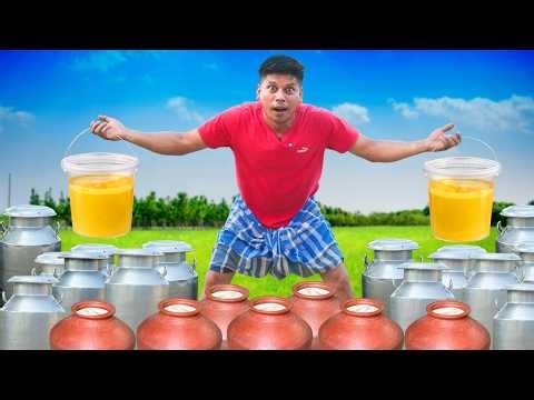 BUTTER MAKING | We Make Organic Ghee From 100 Milk | 100% Pur & Organic