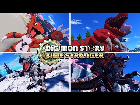 RustTyrannomon Evolution, Special Skills & Win Screen - Digimon Story: Time Stranger