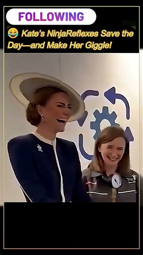 😂 Kate’s Ninja Reflexes Save the Day—and Make Her Giggle!
