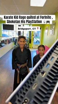 Cobra Kai raged and DESTROYED His PlayStation 🥋😱 #shorts #moneytalkswireless #asmr