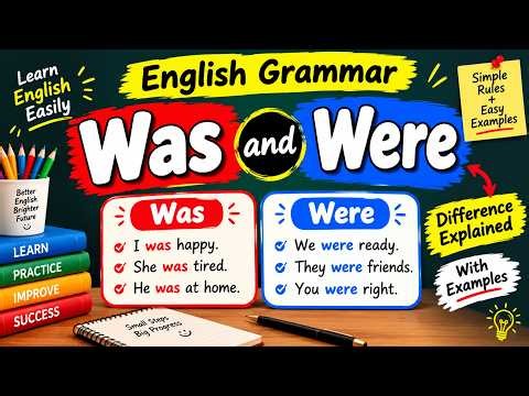 The use of Was and Were in correct sentence 