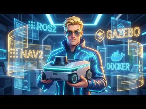 ROS2 ile Otonom Ev Temizlik Robotu | SLAM, Nav2, Gazebo ve Docker Entegrasyonu