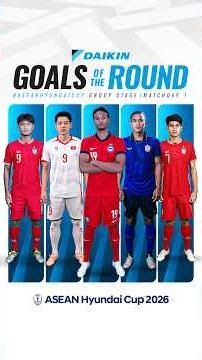 ASEAN Hyundai Cup Matchday 1 Daikin Goals of the Round