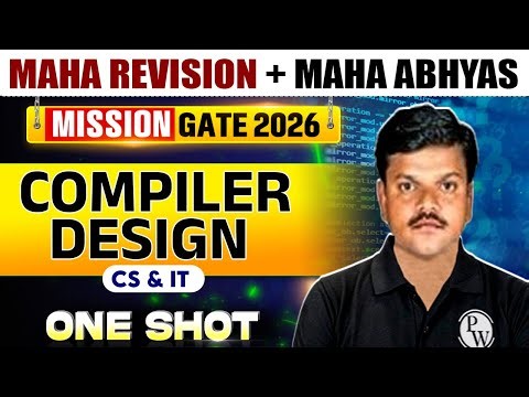 Compiler Design One Shot | Most Asked Questions | CS & IT | Target GATE 2026 Maha Revision