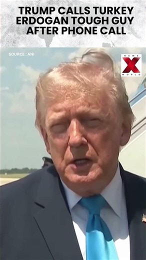 US President Trump calls Turkey’s Erdogan tough guy after phone call | NewsX World