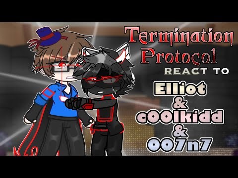 Termination Protocol React to Elliot & cOOlkidd & 007n7 // Gacha React // Forsaken