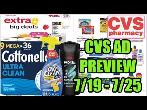 CVS AD PREVIEW FOR THE WEEK OF (7/19 - 7/25)