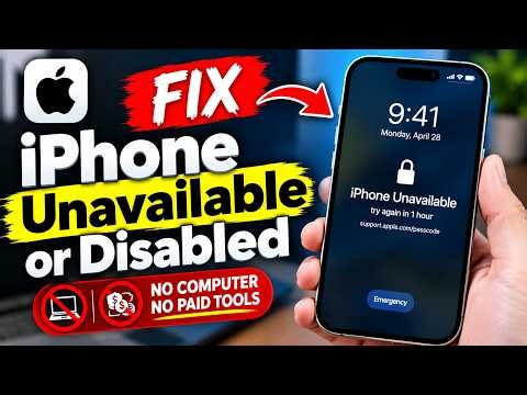 How to Unlock iPhone Unavailable Without Computer or Paid Tools (2026)