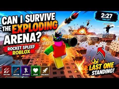Rocket Spleef Roblox 🚀 Survival on a Collapsing Arena! Can I Be the Last One Standing?
