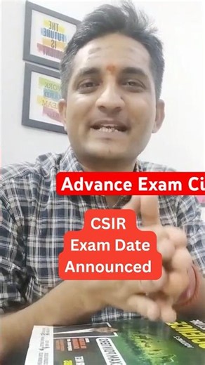 Update: Exam Date and Advance City Allotment - CSIR NET June July 2026 - All The Best - IFAS