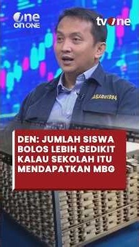 Survei DEN: Program MBG Bikin Siswa Jarang Membolos | tvOne