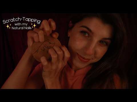 ASMR Brain Melting Scratch-Tapping 🤤 (with my ~natural nails~)