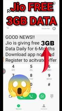 Jio Free data 2026| Jio free 3GB data offer | How to Get free 3GB data In Jio #shorts #myjioapp