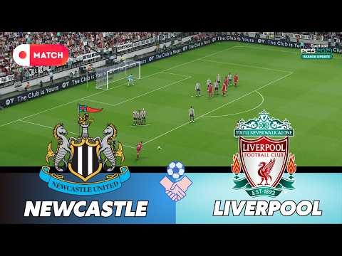 Liverpool vs Newcastle United | Premier League 2026 Simulation | eFootball PES 21 Realistic Gameplay