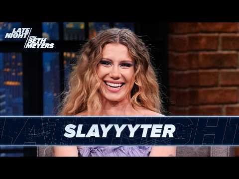 Slayyyter Talks wor$t man in america, Toxic Vintage Showgirl Costumes and Making Music