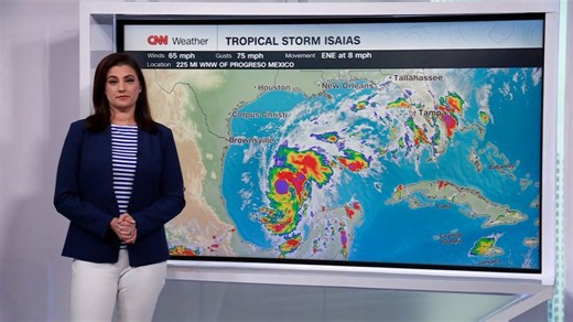 Tropical Storm Isaias to threaten Gulf Coast as a hurricane