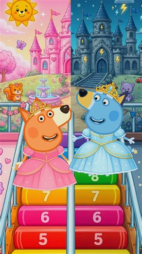 Princess Counting Fun 1–10 👑#kidssong #kids #kindergarten #preschool