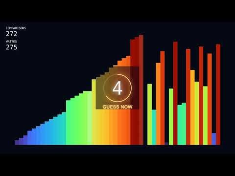 Guess the Sorting Algorithm From How It Moves (4K) | Guess the Algorithm | 2