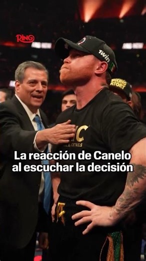 El momento que vivió Canelo tras la decisión en la pelea contra Crawford (vía: @ringmagazine)