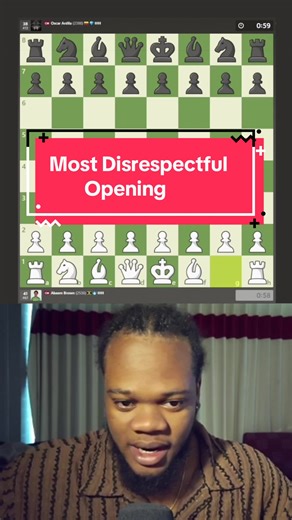 Most Disrespectful Opening - #chess #chessmaster #chessgame | Chess Game