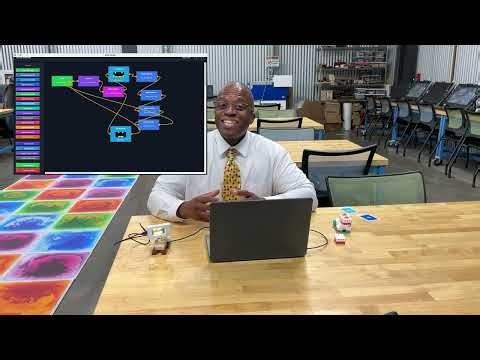 Natural Language Processing and Flow Programming with the LEGO CS and AI Kit