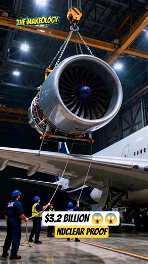 Inside the $3.2 Billion Nuclear-Proof Plane! ☢️✈️ #shorts #engineering #boeingboeing