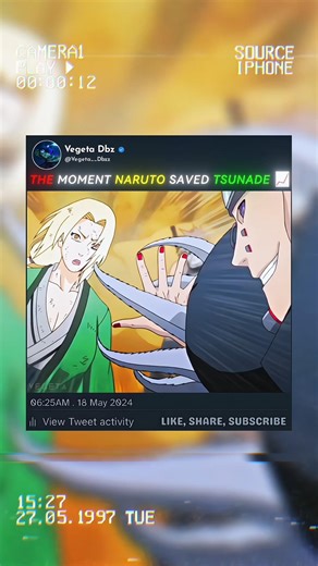 The Moment Naruto Saved Tsunade 🔥📈