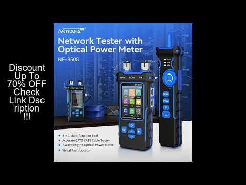 NOYAFA NF-8508 Cable Tracker LAN Optical Power Meter Tester LCD Display Measure Length Wiremap Netw
