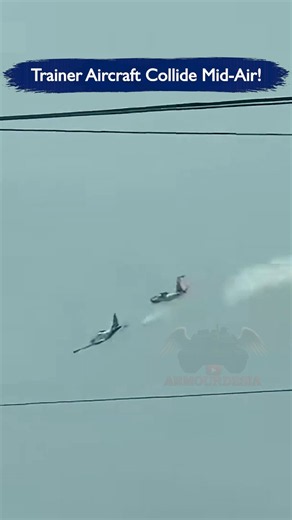 Philippine Air Force SF-260 Trainer Aircraft Collide Mid-Air!