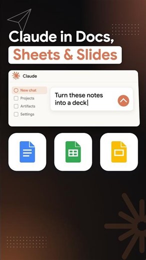 How to Use Claude in Google Sheets, Docs & Slides #shorts