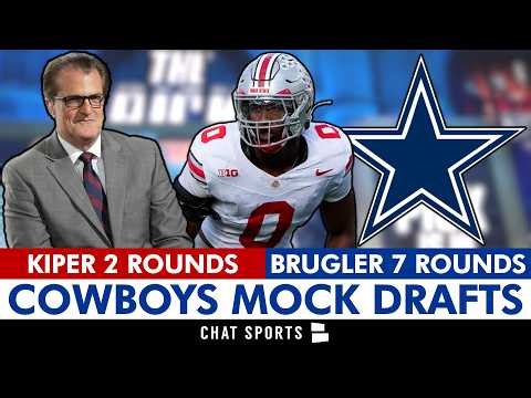Cowboys Draft Plan Is CRYSTAL CLEAR In Final Mel Kiper Mock Draft & Dane Brugler 7-Round Mock Draft