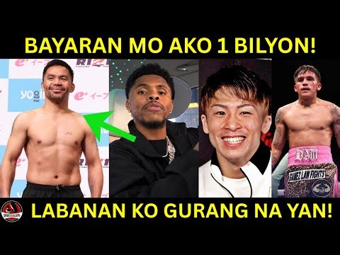 Shakur 1 BILYON gustong Bayad LABAN Pacquiao! Inoue PINAGTRIPAN si Bam Rodriguez! Garcia vs Lopez