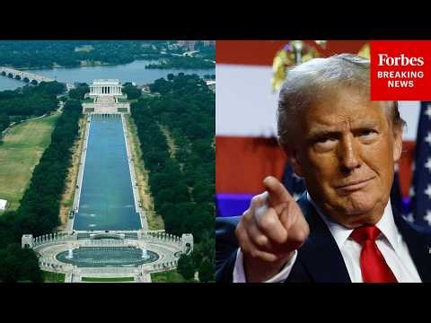 JUST IN: Trump Claims Reflecting Pool Now In ‘Full Use’